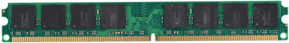 Pc Geheugen RAM - DDR2 Module - Systeemprestaties Verbeteren - Hoge Snelheidsprestaties - 2 GB - Groen