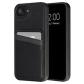 imoshion Hoesje - Geschikt voor Apple iPhone 17e / 16e - Backcover met kaarthouder en stand - Zwart