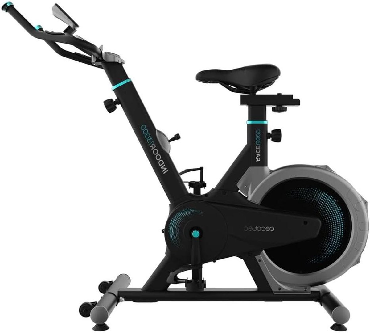 Hometrainer Indoor - Spinbike Fitnessfiets - Thuis Sporten - Vliegwiel van 13 kg - 135x55x115 cm - Zwart
