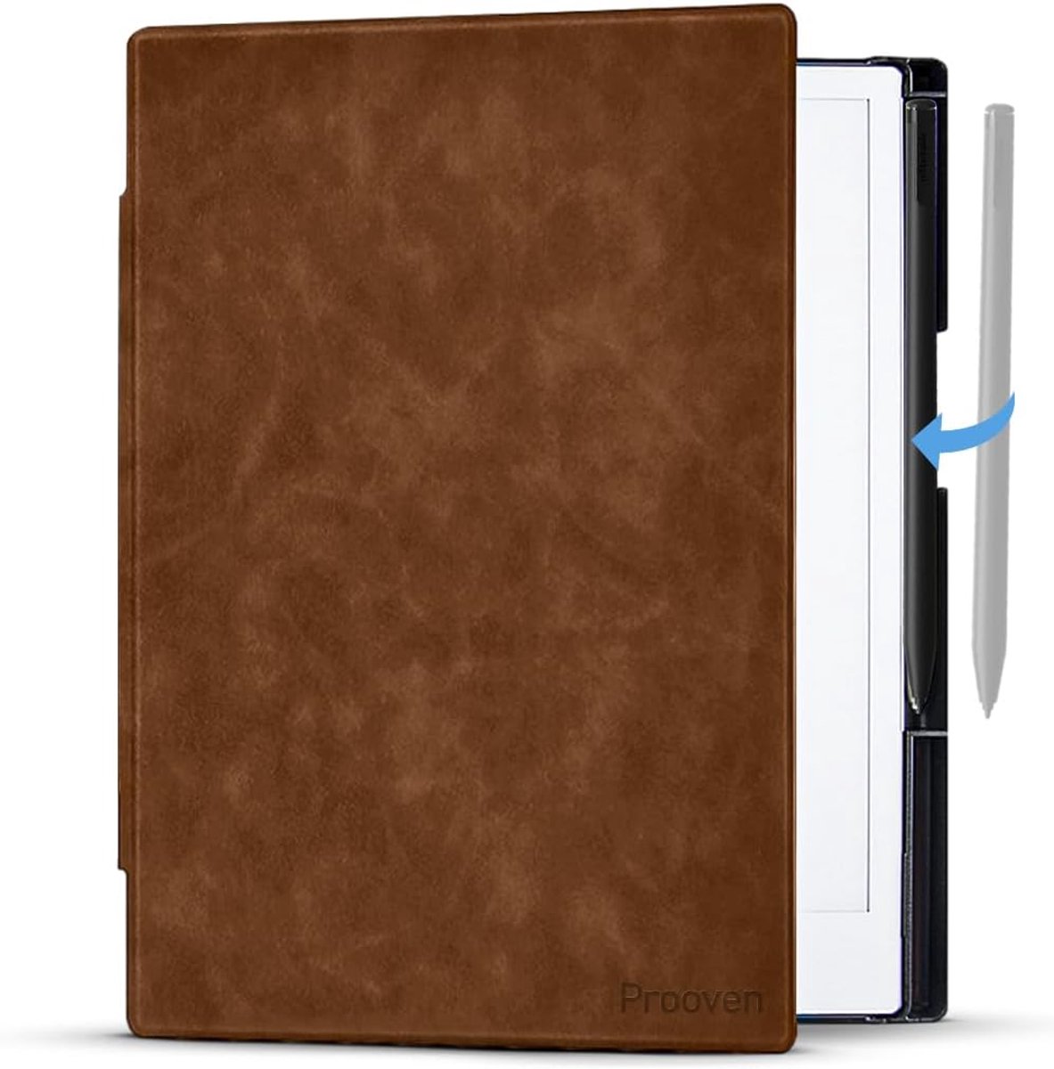 Tablet Hoes - Folio Cover - Digitale Notities - Magnetische Sluiting - Bruin