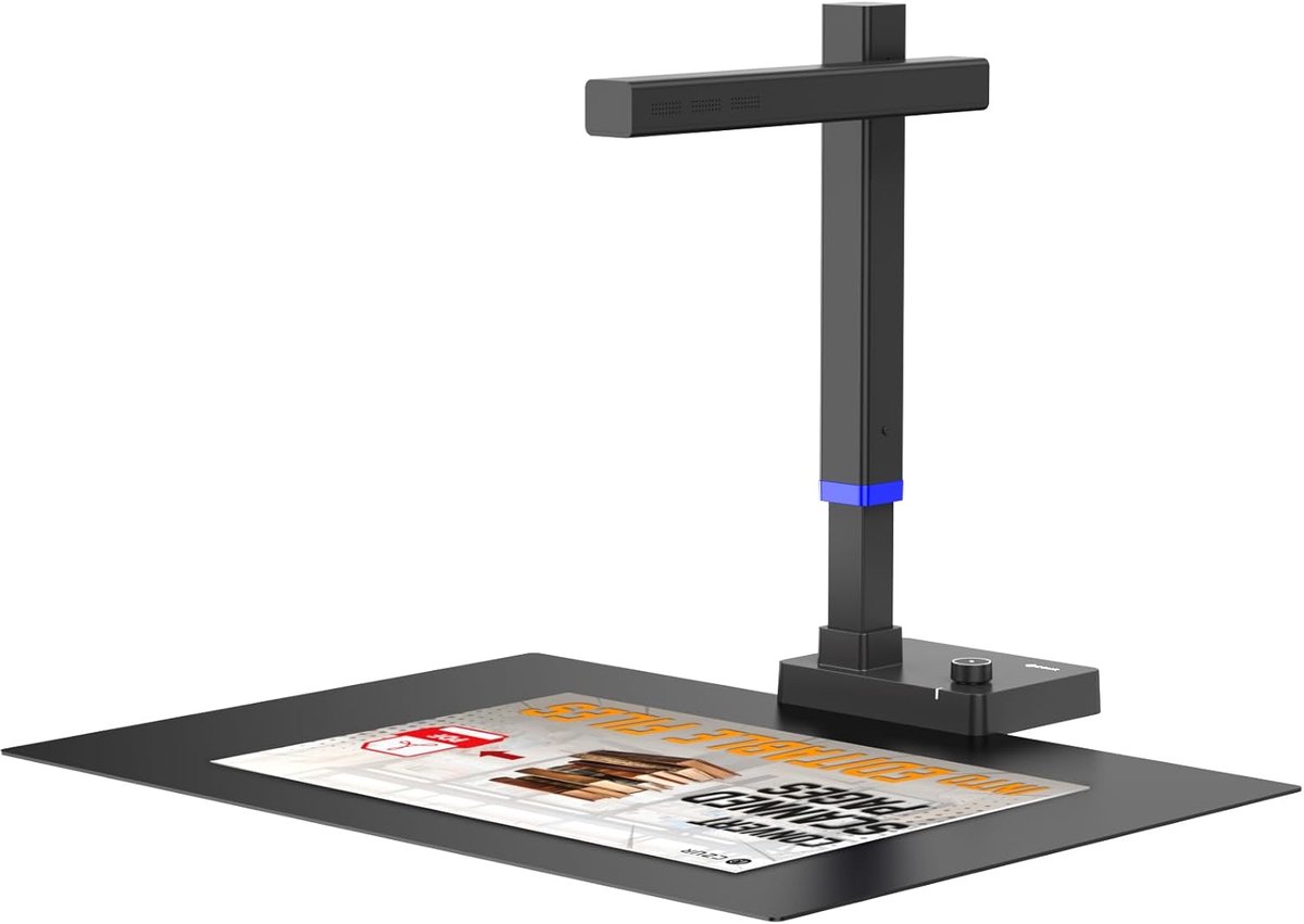 Documentcamera Scanner - Vlakbed Scanner - Kantoor Werk - Groot A3 Formaat - 270 DPI - Zwart