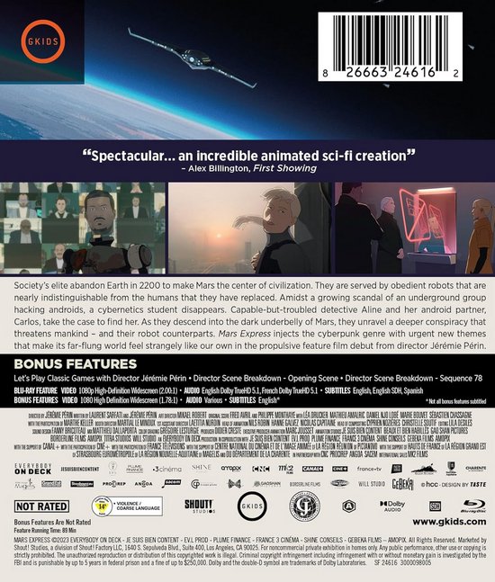 Sciencefiction Film Mars Express op Blu-ray — afbeelding 2