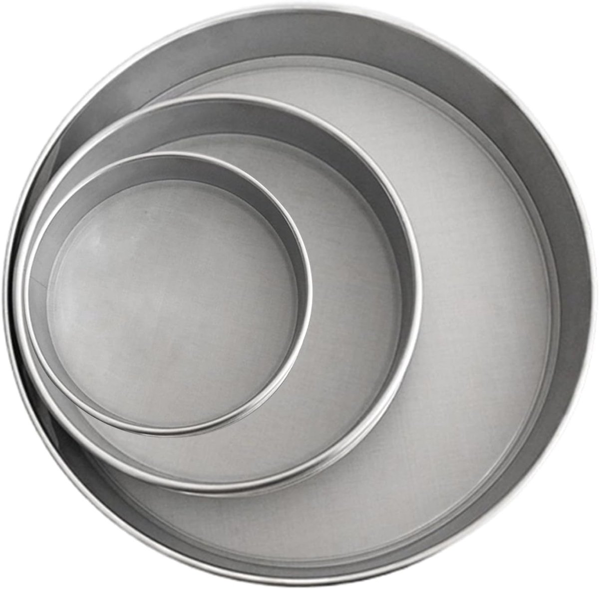 Grondzeef Tuin - Compost Zeef - Bodem Verbeteren - Drie Maazen - 25 cm - Zilver