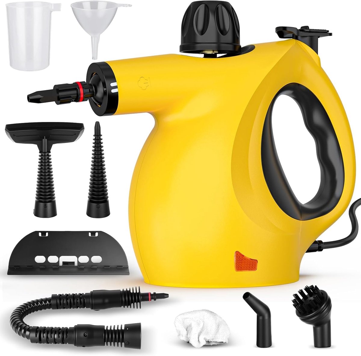 Handstoomreiniger - Hoge temperatuur - Vlekken Verwijderen - Snelle Opwarming - 450 ml Tank - Geel