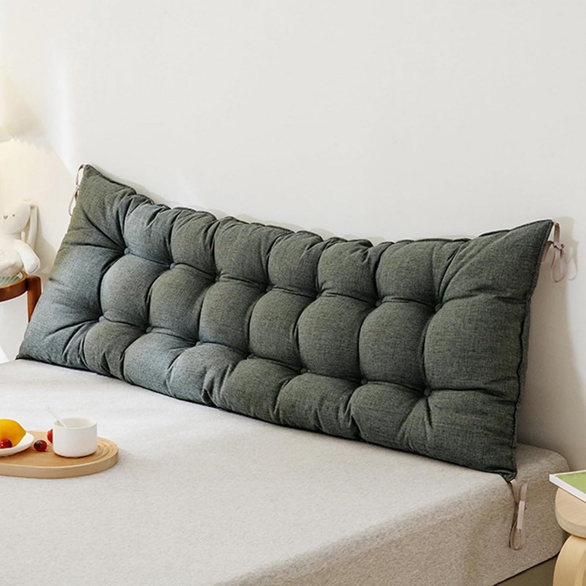 Comfortabel Rugkussen voor Bed en Bank met Afneembare Hoes