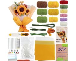 Amigurumi haakset voor beginners - Complete set met boeket en videotutorial