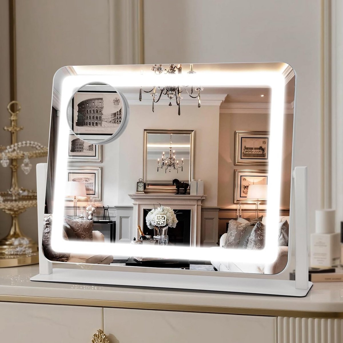 LED Make-up Spiegel met Verlichting en 10x Vergroting