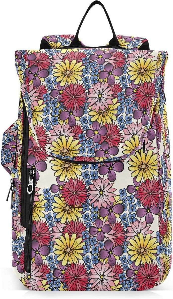 Sporttas Rugzak - Sport Accessoires - Sporten Trainen - Waterbestendig Materiaal - 26.7" H x 7.9" W - Bloem