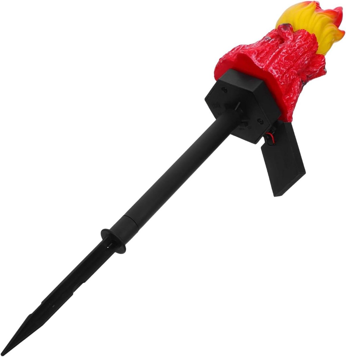 Solar Vlamlamp - Tuinverlichting Fakkel - Terras Verlichten - Realistische Vlam Similatie - 44 cm Hoog - Multi
