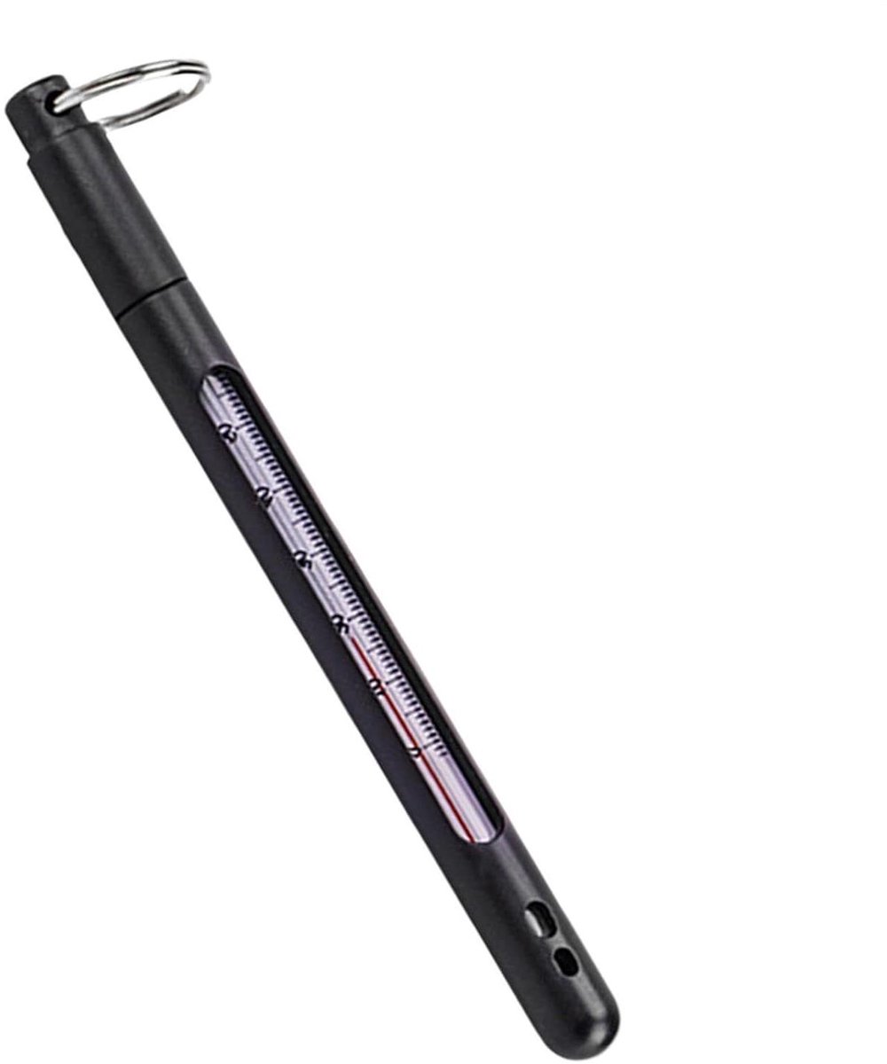 Temperatuurmeter Visserij - Water thermometer - Viscondities meten - Snelle aanpassing - 15 Centimeter - Zwart