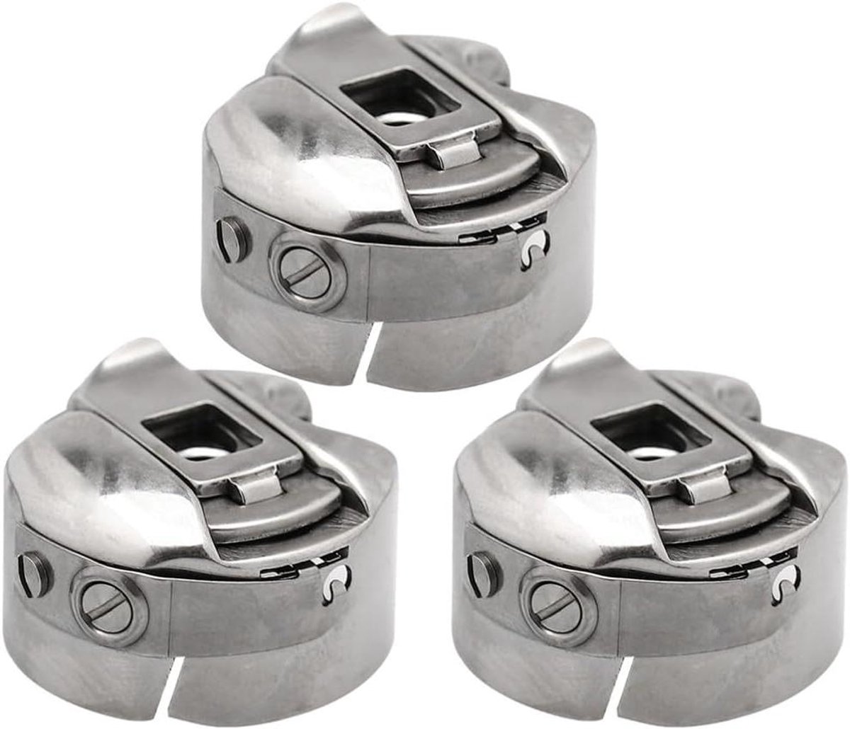 Garen Spoelen Houder - Naaimachine Onderdelen - Naaien Organiseren - Krasvrij Oppervlak - 3 Stuks - Zilver