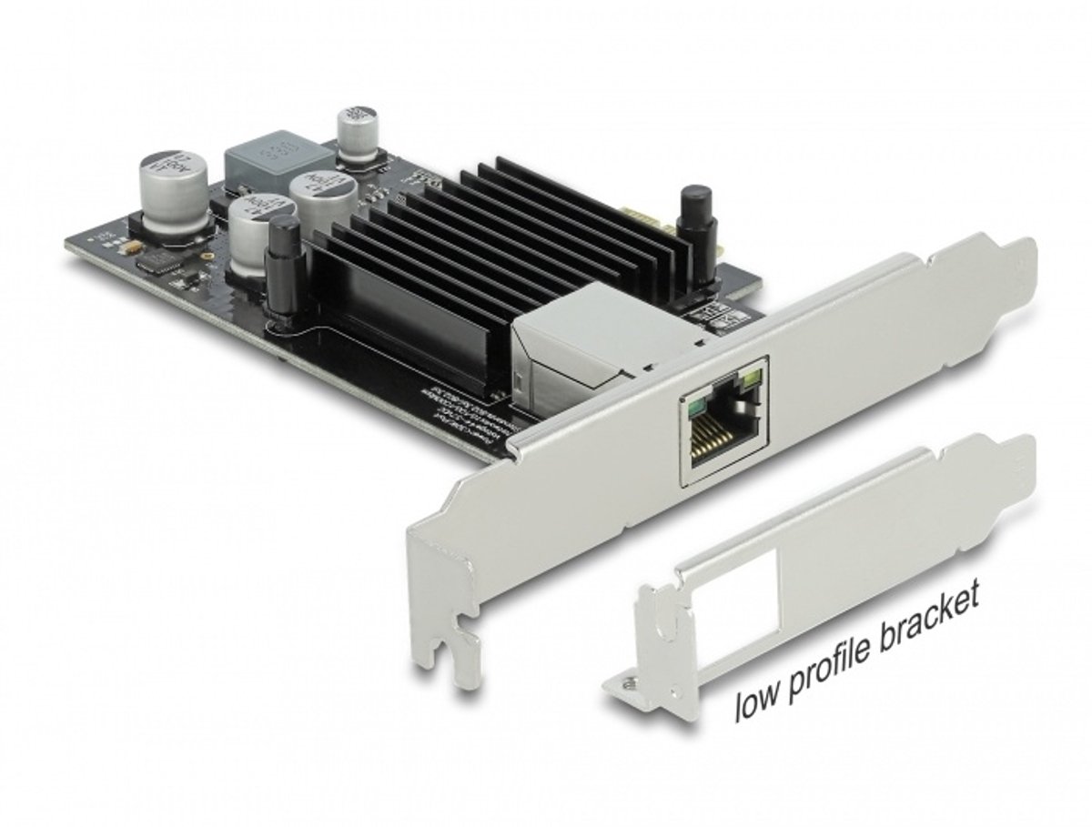 PCI Express X1 -kaart tot 1 x RJ45 Gigabit Lan Poe+ I210