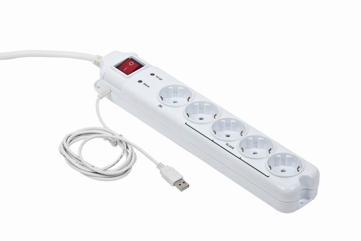 PCW-MS Power Cube kleur wit met Master Slave functie via USB