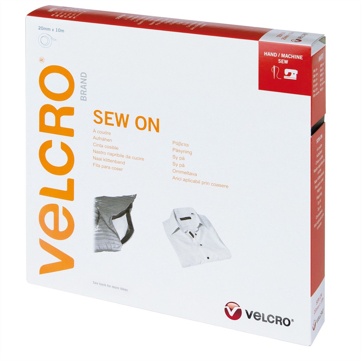 VELCRO® klittenband met haken en lussen om te naaien 20 mm x 10 m Nato (640)