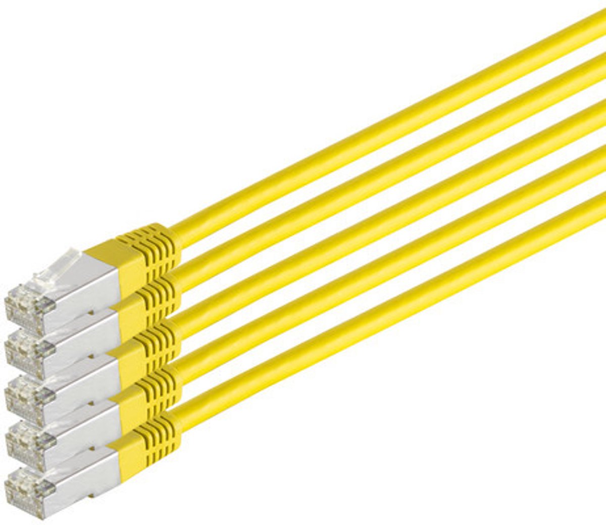 S/CONN RJ45-RJ45, m-m, 1m netwerkkabel Geel Cat6 S/FTP (S-STP)