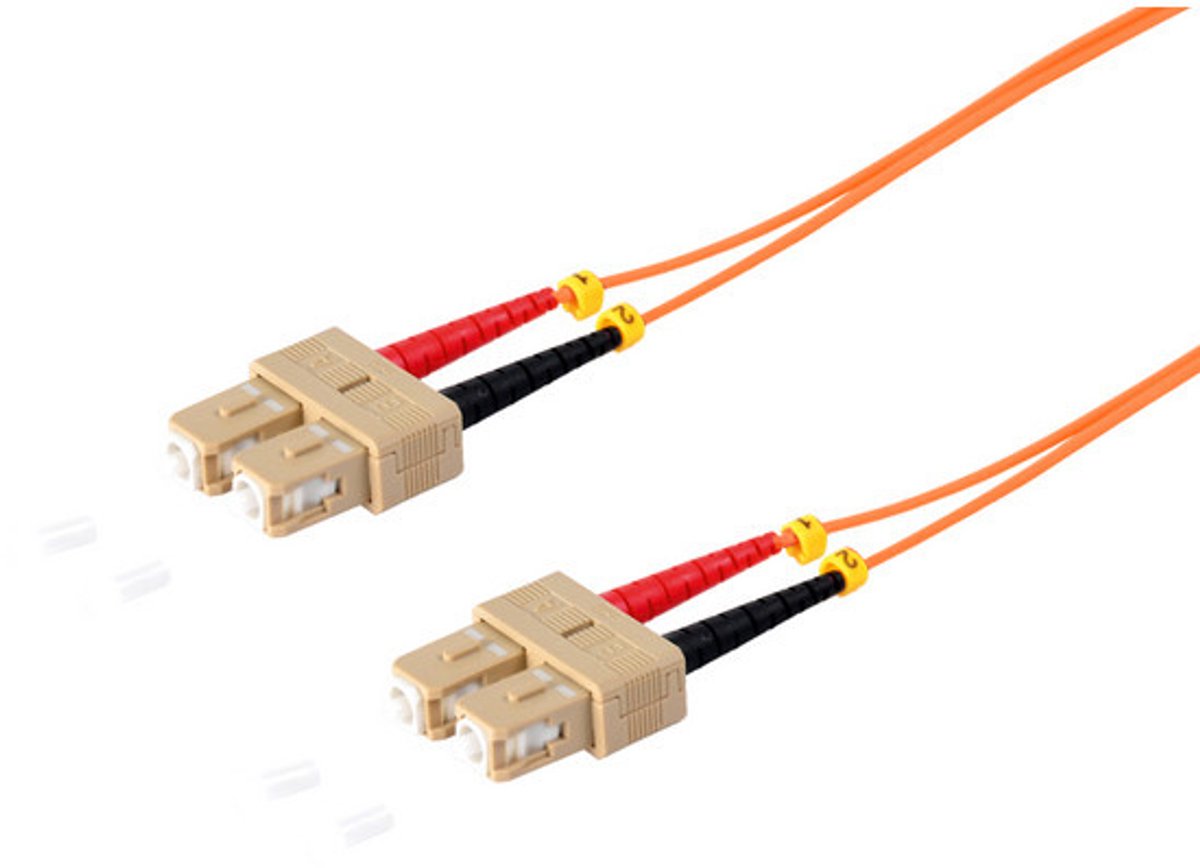 S/CONN 3m SC/SC InfiniBand en Glasvezelkabel Oranje