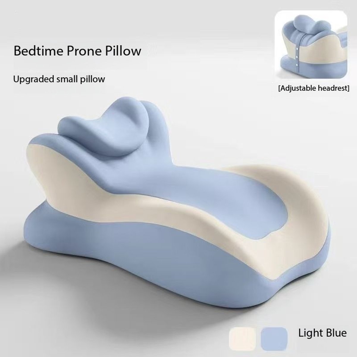 Multifunctioneel slaaphoofdkussen – Voor slapen, lezen en telefoongebruik – Ergonomisch – Afmeting 40x55x25cm – Comfort voor bed en bank-