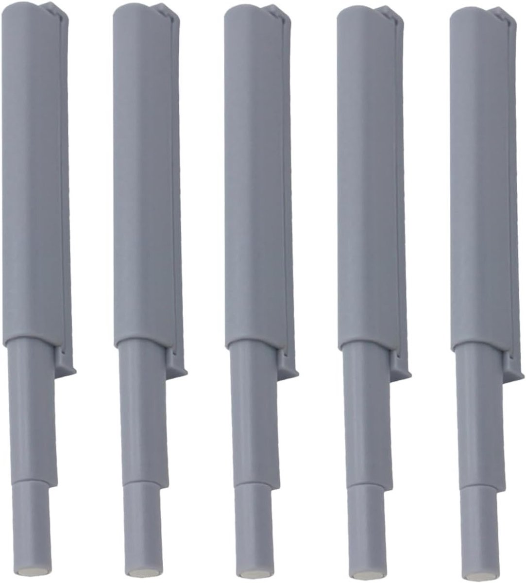 10 Stuks Kastdeur Demper met Magnetisch Touchsysteem voor Deuren, ABS Materiaal, Eenvoudige Installatie en Betrouwbare Bescherming voor Meubels en Kasten