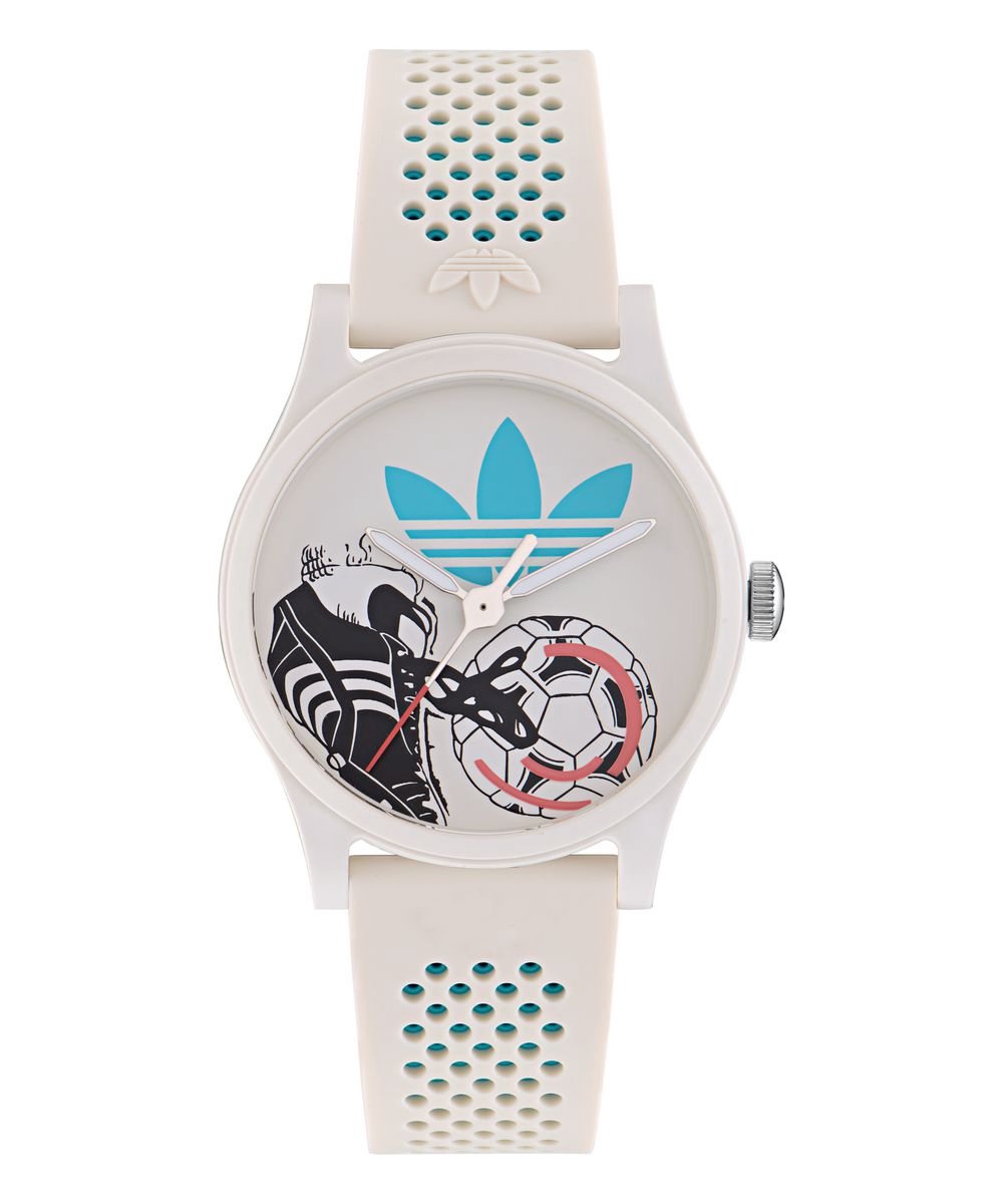 Adidas Originals Game Three AOSY26013 Horloge - Siliconen - Wit - Ø 39 mm