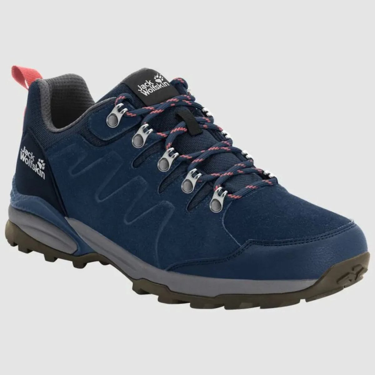 Jack Wolfskin Shoes Refugio Texapore Low Wandelschoenen 1/2 Vrouw Grijs