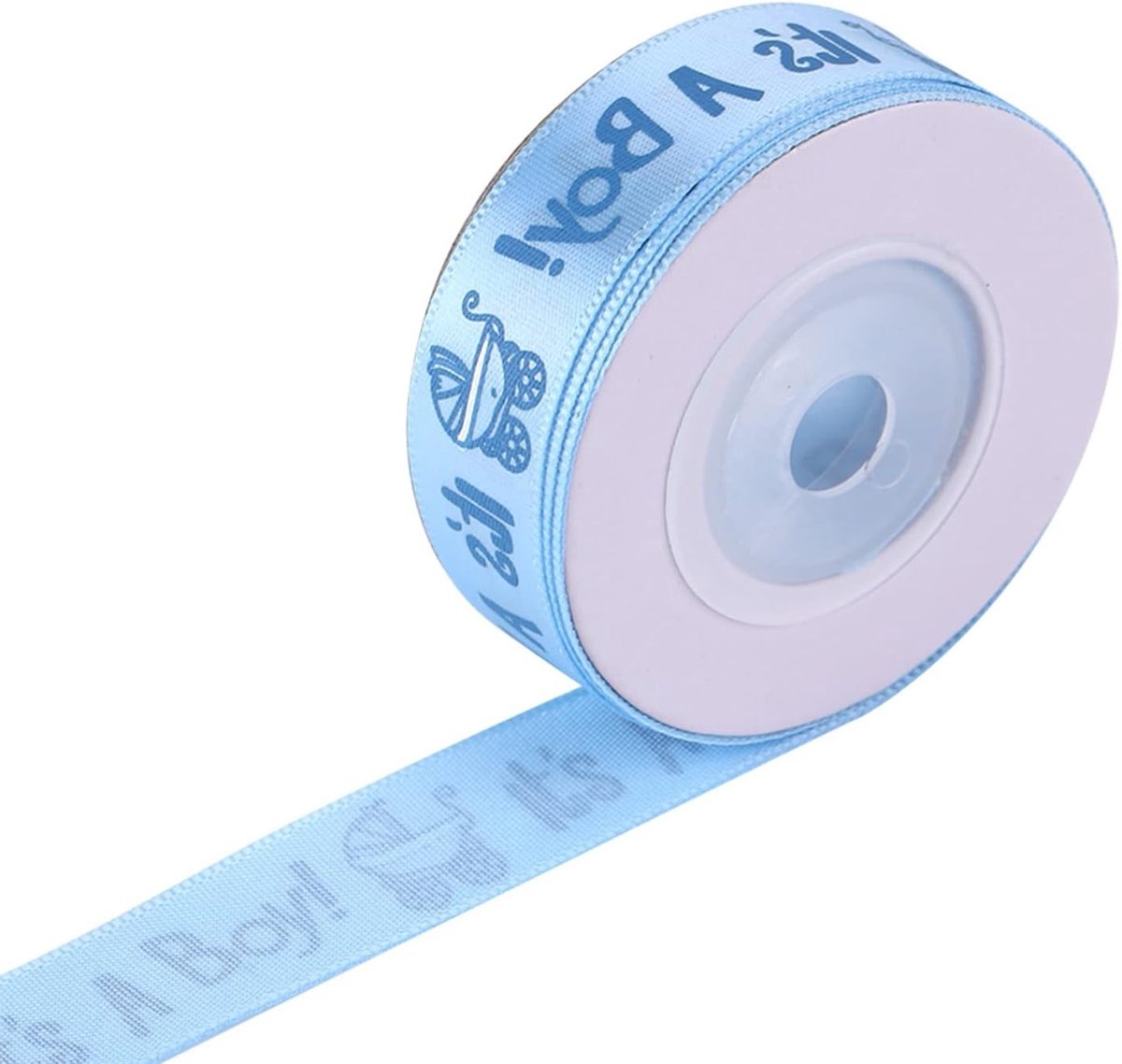Satin Ribbons voor Baby Jongens en Meisjes - Blauw en Roze Cadeauverpakking voor Babyshowers en Verjaardagen - 10 Yards/Rol Polyester Ribbons