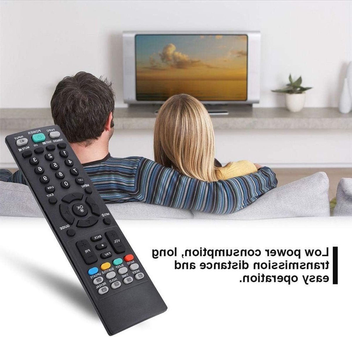 Vervangende afstandsbediening voor LG televisies, compatibel met FLATRON M228WD en M197WD, ideaal voor eenvoudig gebruik