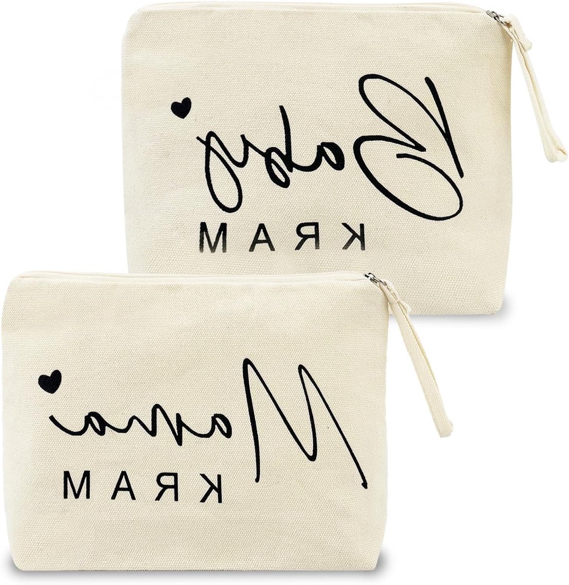 Verzorgingsset voor aanstaande moeders, 2-delig, ademend en zacht, ideaal voor babyshower en cosmetica, trendy en duurzaam