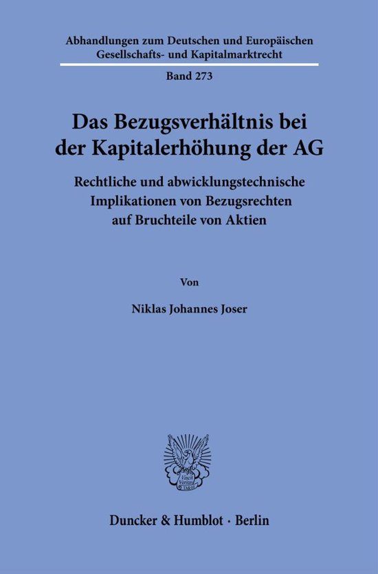 Abhandlungen zum Deutschen und Europäischen Gesellschafts-  ... - cover