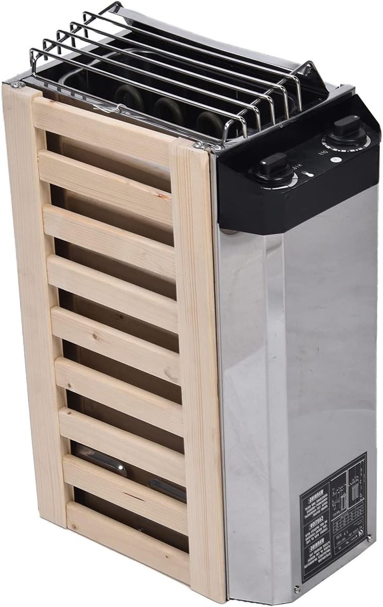 Elektrische Sauna Kachel 3.6KW voor Binnengebruik, Ideaal voor Stoomsauna en Wellnessruimtes tot 424 Cubic Feet, Inclusief Interne Controller en Geschikt voor Hotel en Appartement