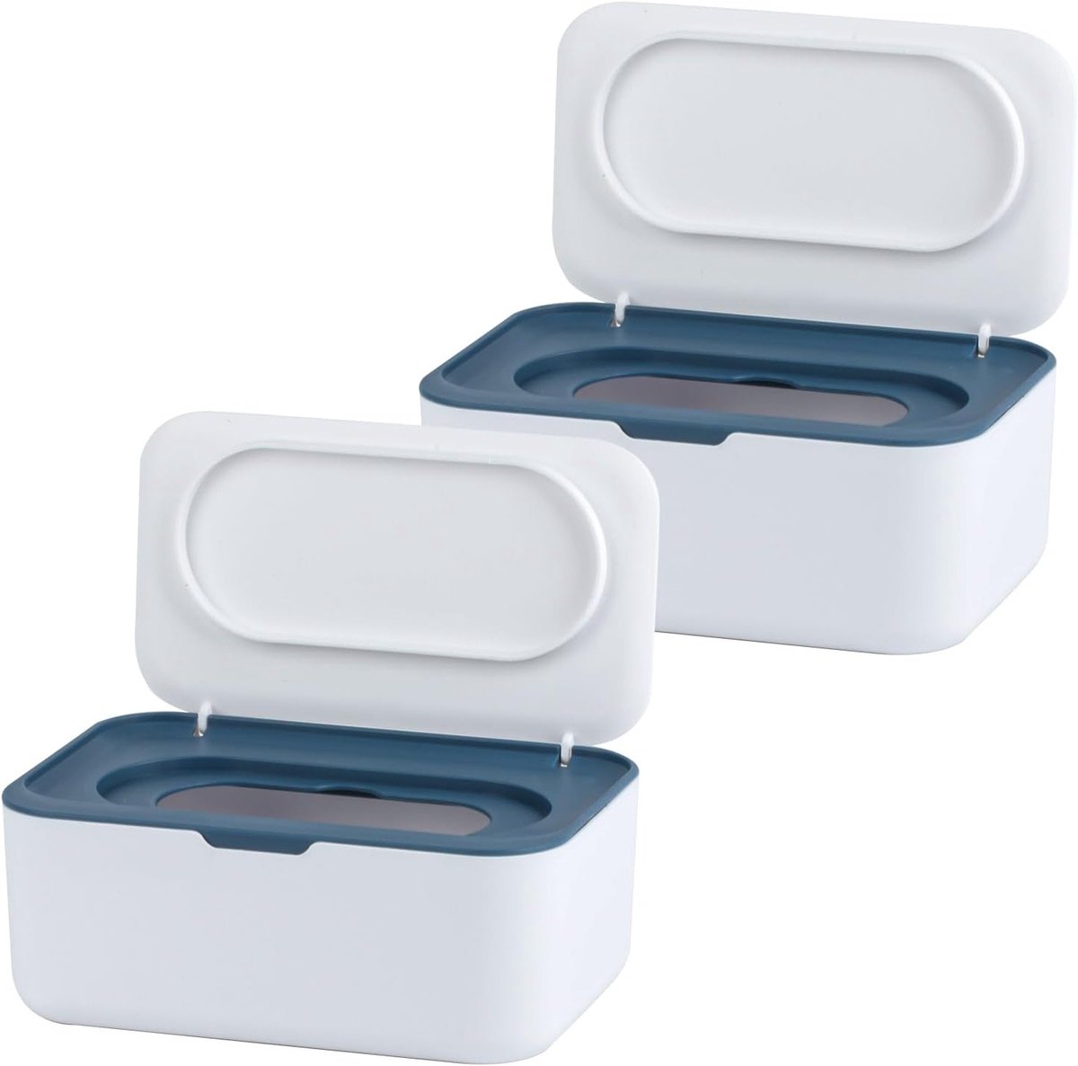 Wipes Dispenser Box voor Babydoekjes, Organizer voor Tissueopslag met Deksel, Houdt Doekjes Vers en Geordend, Ideaal voor Thuis en Kantoor, Handig en Praktisch