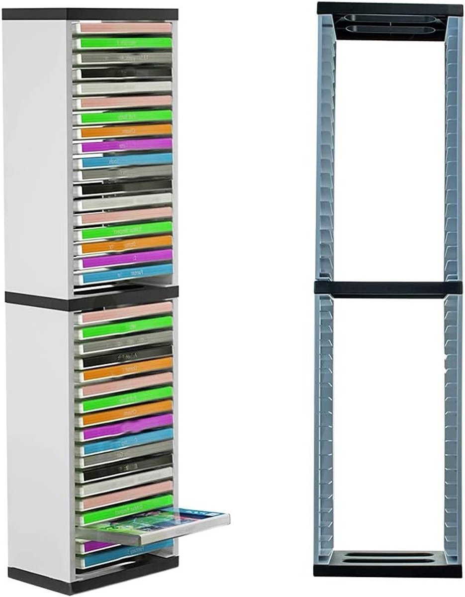 Veelzijdige gamehouder voor tot 36 PS5, PS4 Slim/Pro, Xbox One Slim en Switch spellen