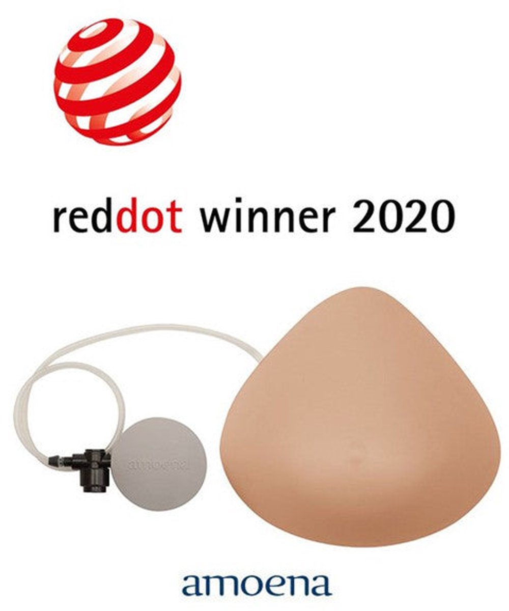 Amoena borstprothese Adapt Air Light 2SN - Ivoor - Maat 1