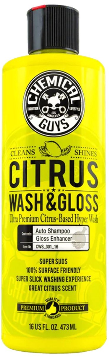 Chemical Guys Citrus Wash & Gloss Concentrated Car Wash 473ml