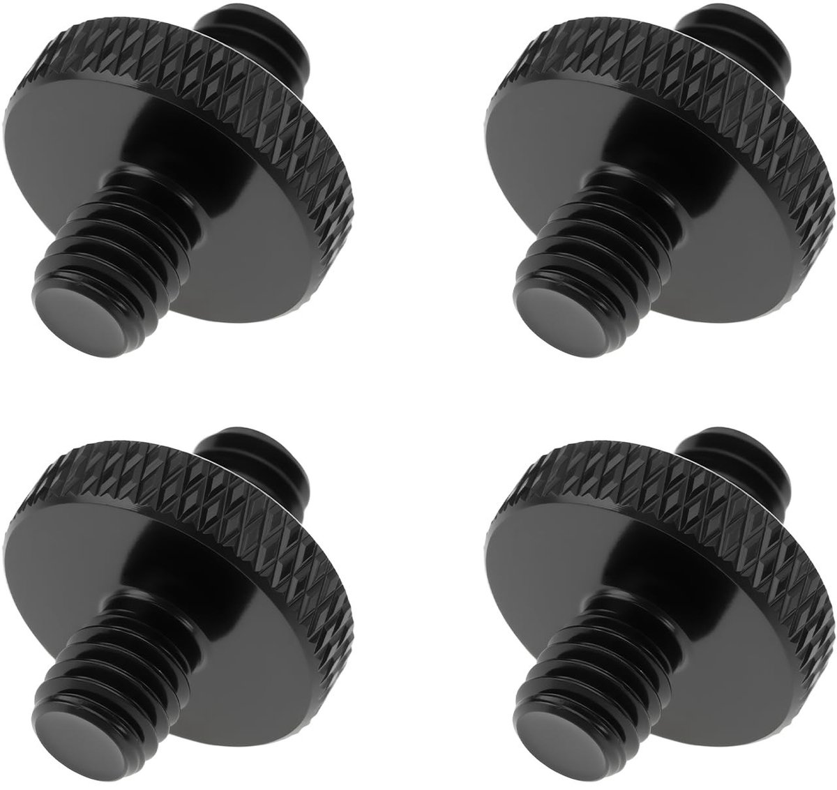 Dailygoods - 4 Stuks Statief Adapter 1/4" naar M6 voor Camera's en Statieven