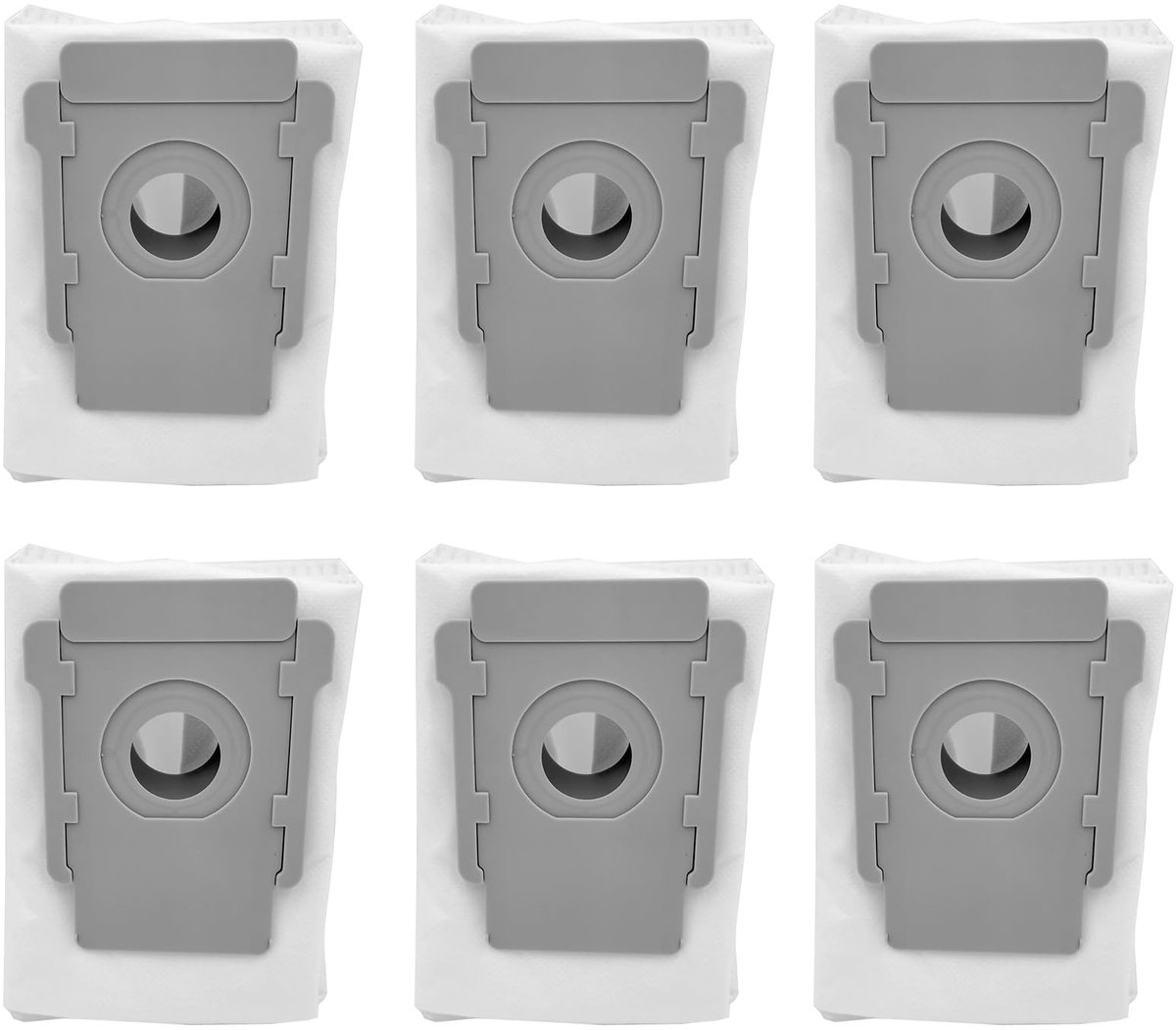 Dailygoods- Stofzuigerzakken 6 Stuks - Compatibel met iRobot Roomba i7/i3/i6+/i8+/S9+ - Automatische Vuilafvoerzakken - Clean Base - Eenvoudige Vervanging