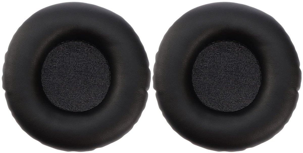 Dailygoods - Hoofdtelefoon-oorkussens - Comfortabel - Zwart - Vervangende oorkussens - Geschikt voor DJ-koptelefoons - Ideaal voor muziekprofessionals