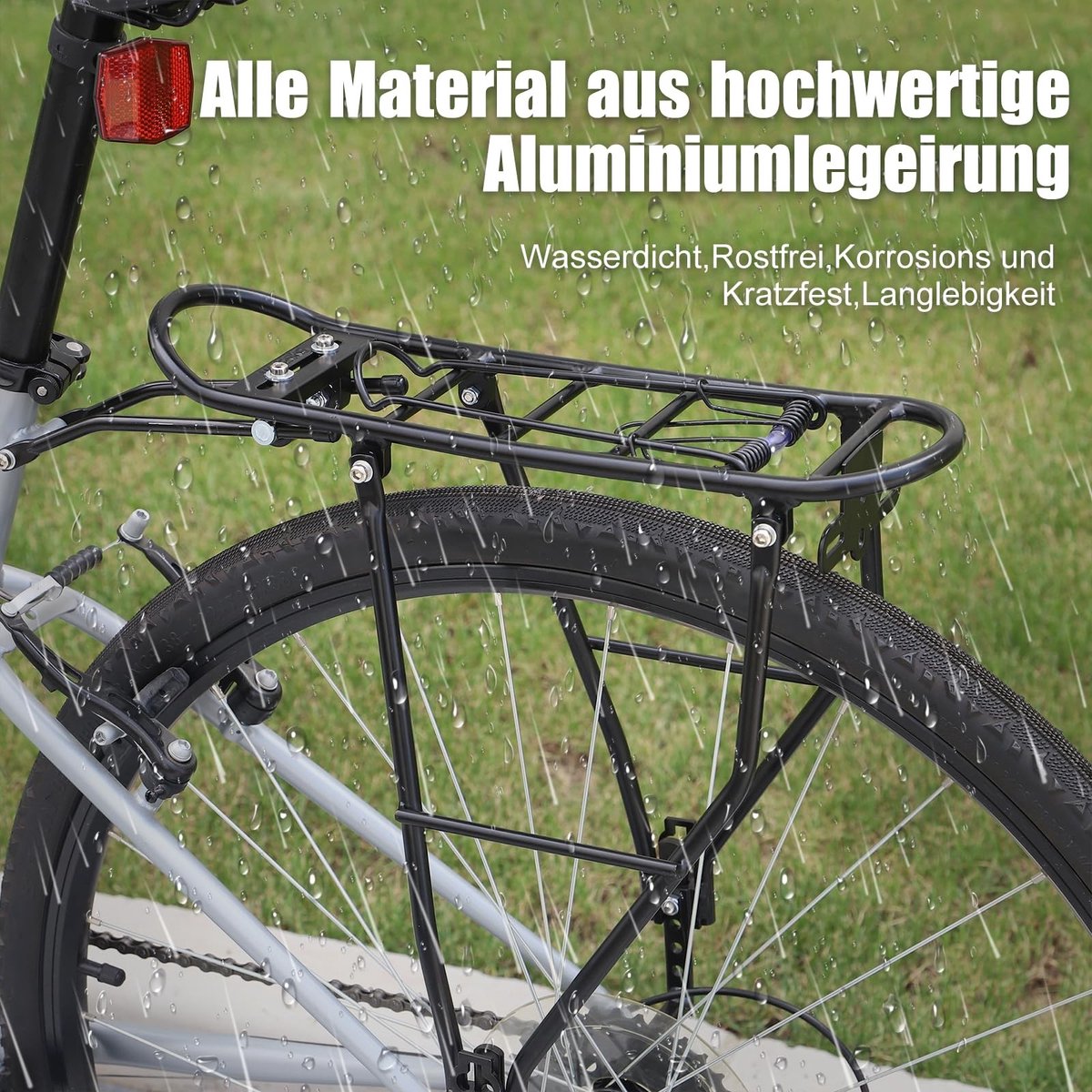 Dailygoods- Fietsbagagedrager Verstelbaar - Bagagedrager Fiets - Dakdragers - Bagagedrager Kussen - Bagagedrager Verbreder - Lichtgewicht Ontwerp voor 26"-29"/700c Racefietsen thumbnail 3
