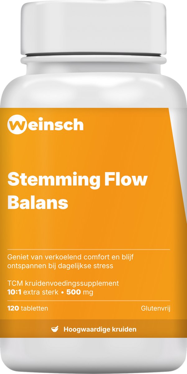 Weinsch Stemming Flow Balans (Dan Zhi Xiao Yao Pian) | 10:1 extra sterk | 500mg | 120 tabletten