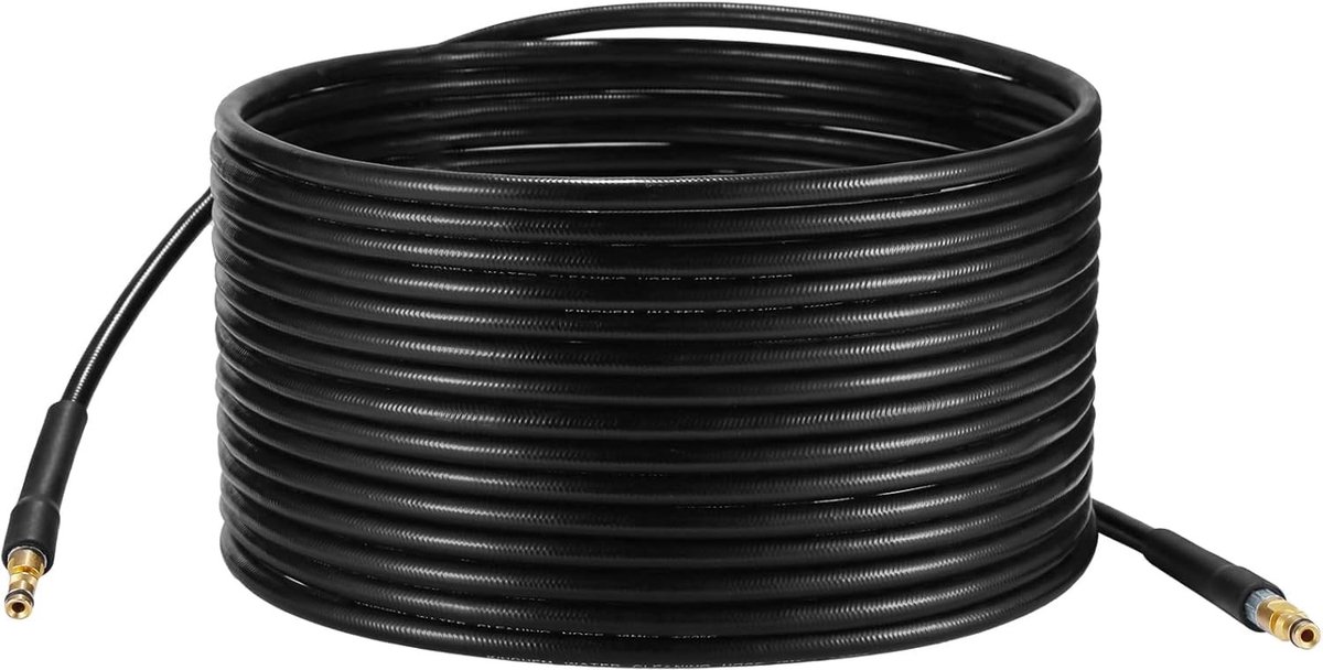 Dailygoods- Hogedrukreiniger Slang 15M - Vervangende Slang - Karcher K-serie - Antislip - Knik- en Slijtvast - Hoge Treksterkte - Reinigingsslang