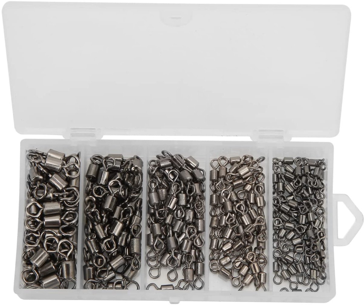 SOUQONE- Viswartels 8 Stuks - Metalen Vis Connector - Professioneel Ontwerp - Flexibel Gebruik - Visgereedschap - Schokbestendig - Visconnector