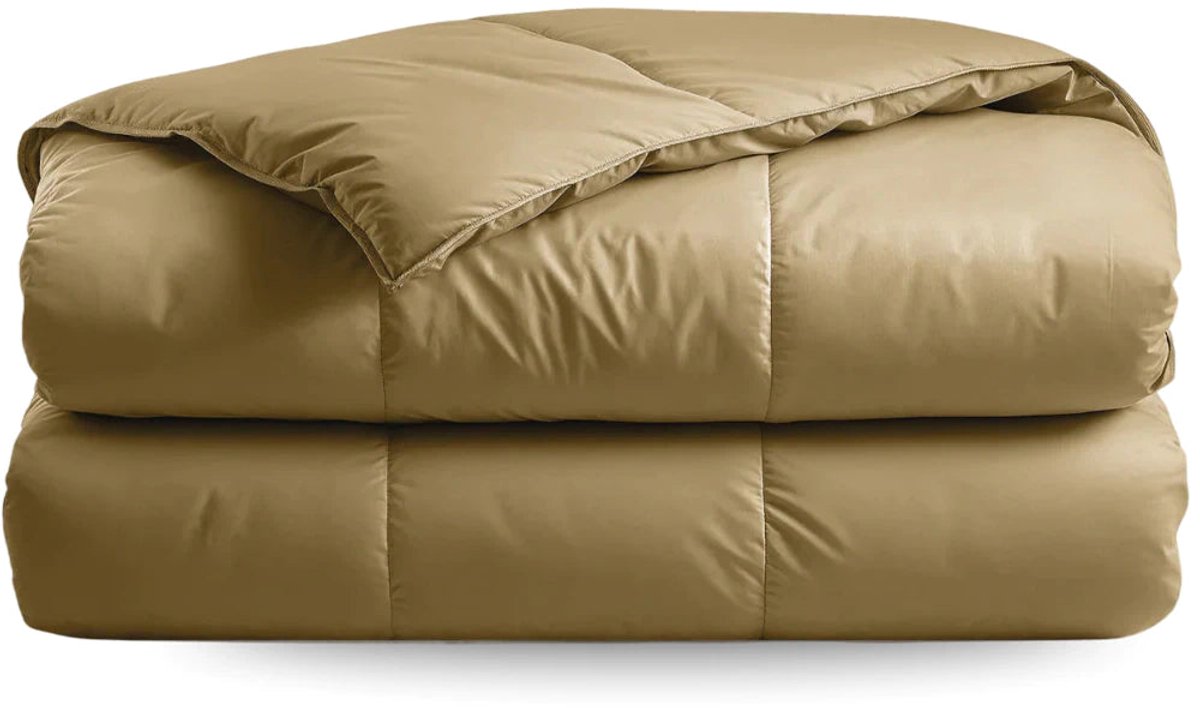 Zelesta Deluxe Uni Satijnkatoen Zomerdekbed - Okergeel 140x200cm