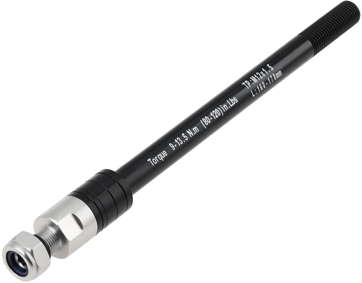 Dailygoods - 12 mm Fietskar Steekas - Verstelbaar van 160-178 mm voor Mountainbikes en Racefietsen