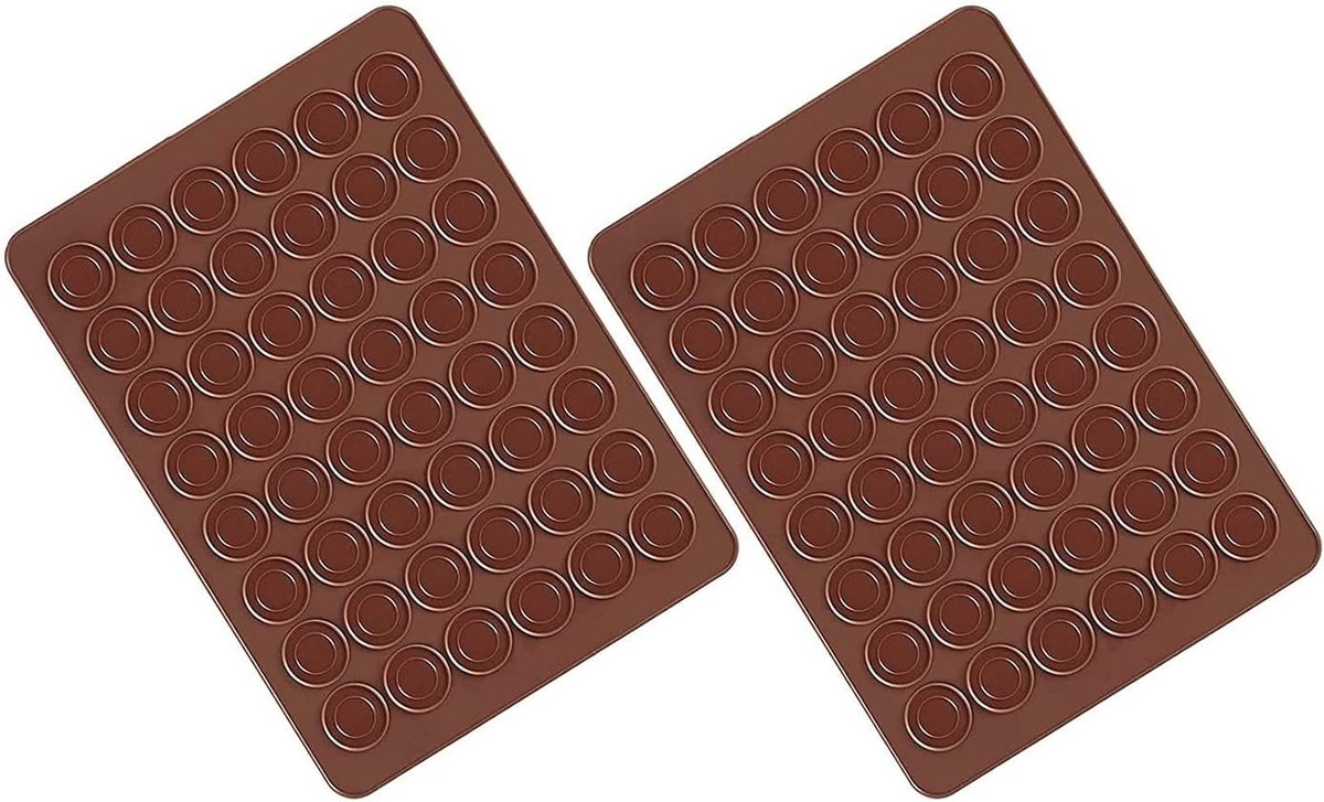 Bakmat voor macarons - Siliconen antiaanbaklaag - 38 x 28 cm