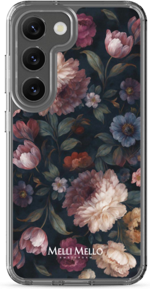 Melli Mello Telefoonhoesje Noir Bloom (Soft case) - Samsung Galaxy S23