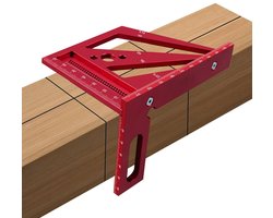 3D Mitre Angle - Carpenter Angle - 22.5 to 90 Degrees - Aluminium Alloy - High Precision - Multi-Purpose Tool voor Woodworking en Engineers Protractor
