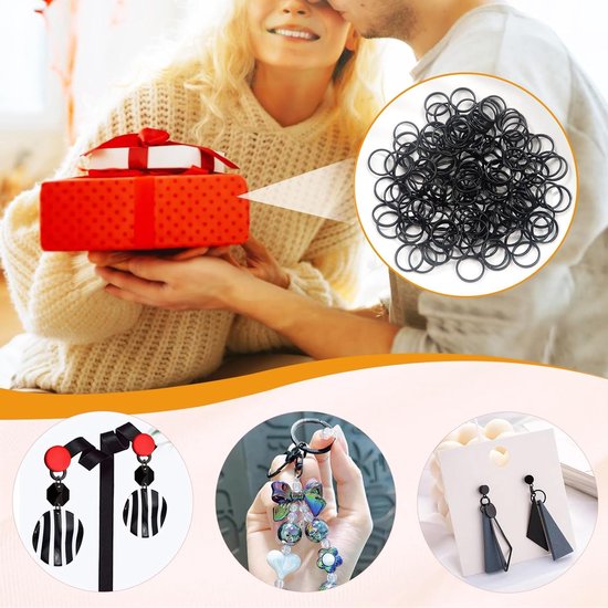 150 Stuks 10mm Open Jump Rings en Split Rings voor Sieraden Maken, Verbinden van Armbanden en Kettingen, Creatieve Handwerkaccessoires — afbeelding 3