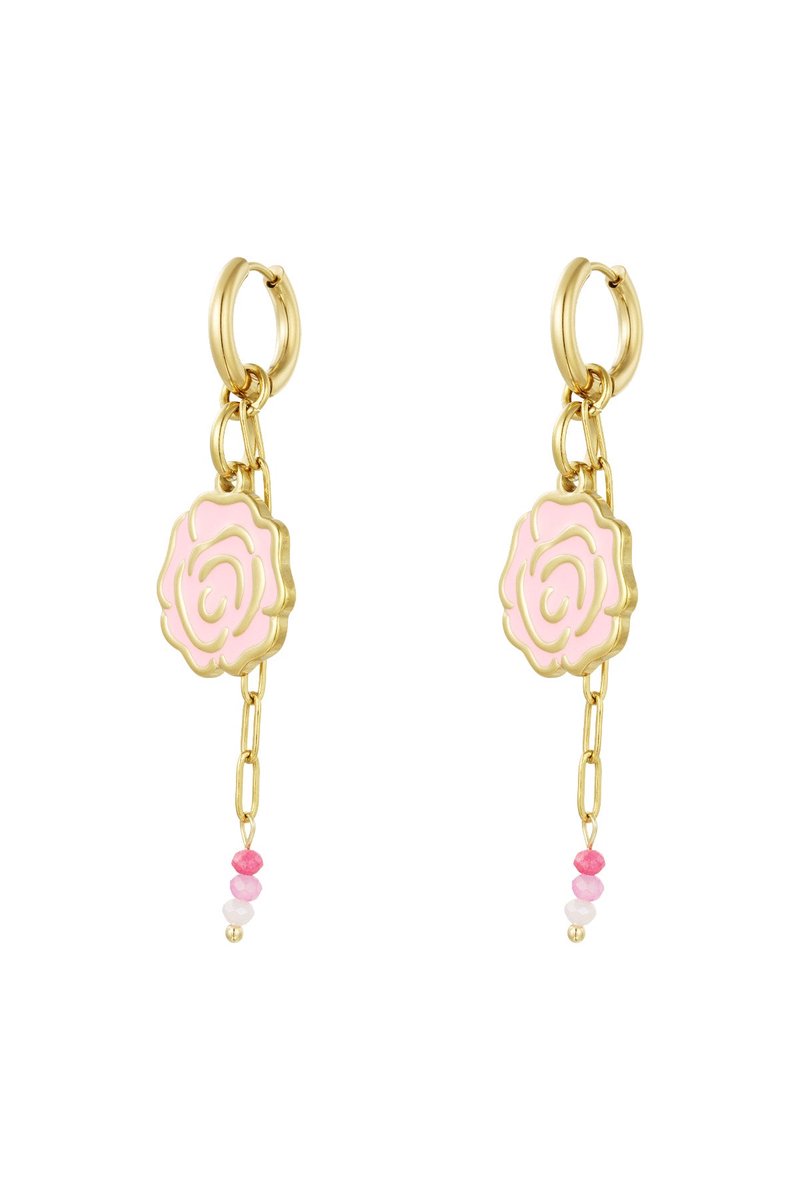 Oorbellen sweetheart rose