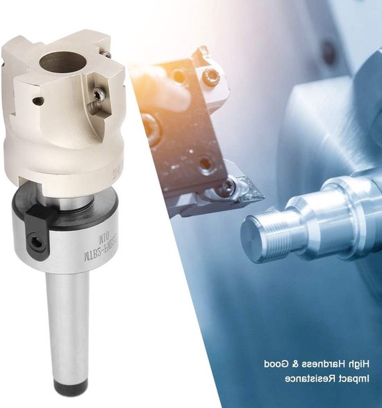 Cutter Set voor Hoofdmolen met Plat Houder, Verlenging en Hardmetaal Inserts voor CNC Machines — afbeelding 4
