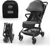 Kinderkraft NEBO - Buggy - Handbagageformaat - Compact Inklapbaar - Tot 22 kg - Grijs