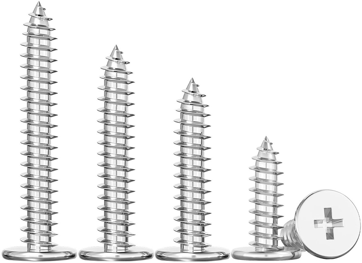 20 super thin flat head self tapping screw M3.5x8mm - ShopVlot